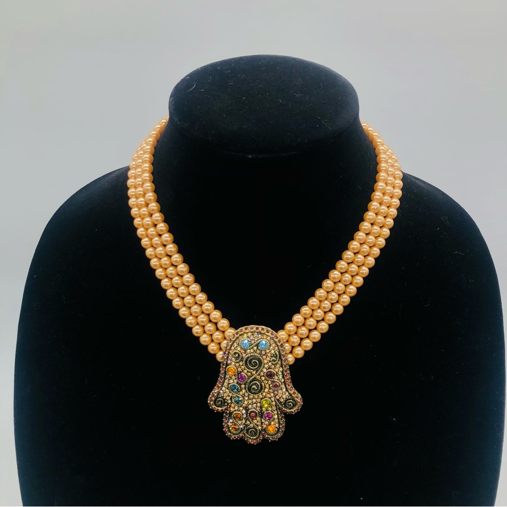 Heidi Daus Swarovski Pearl Necklace